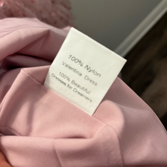 NWT JessaKae Valentina Dress L Blush Pink Cottagecore Fairy Romantic Midi Party - Picture 6 of 11